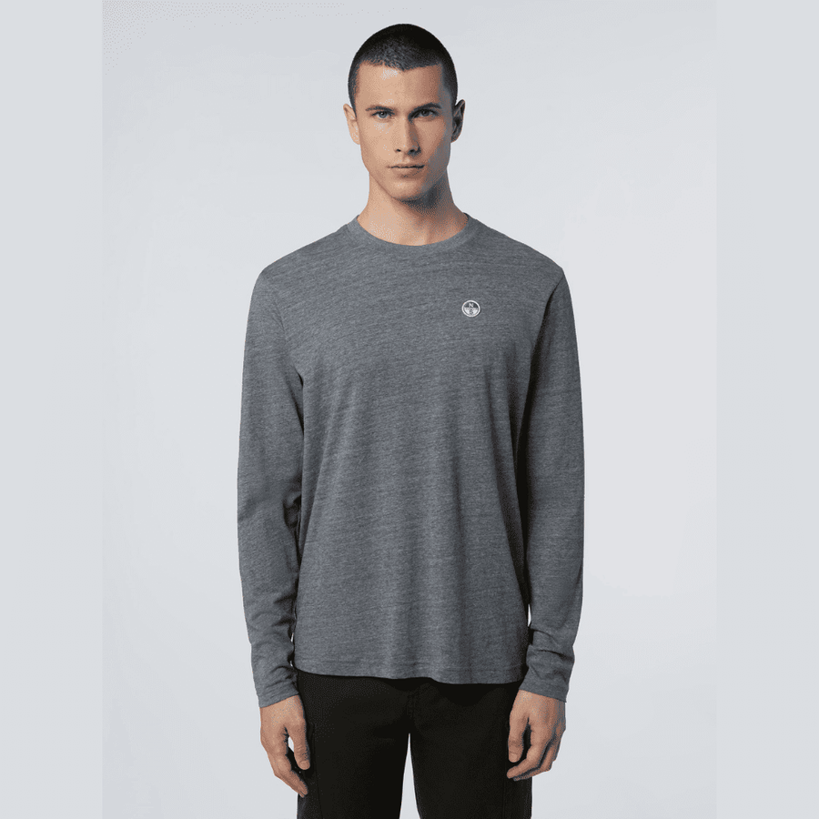 Polera L/S Basic Bollo Grey Melange