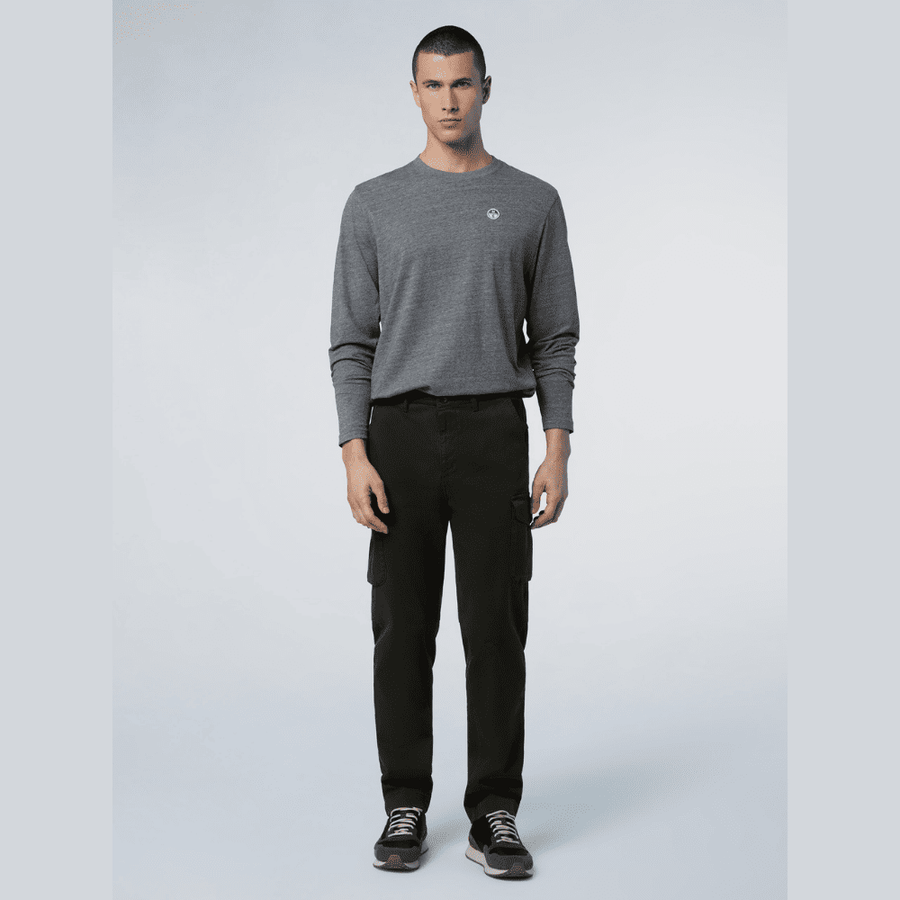 Polera L/S Basic Bollo Grey Melange