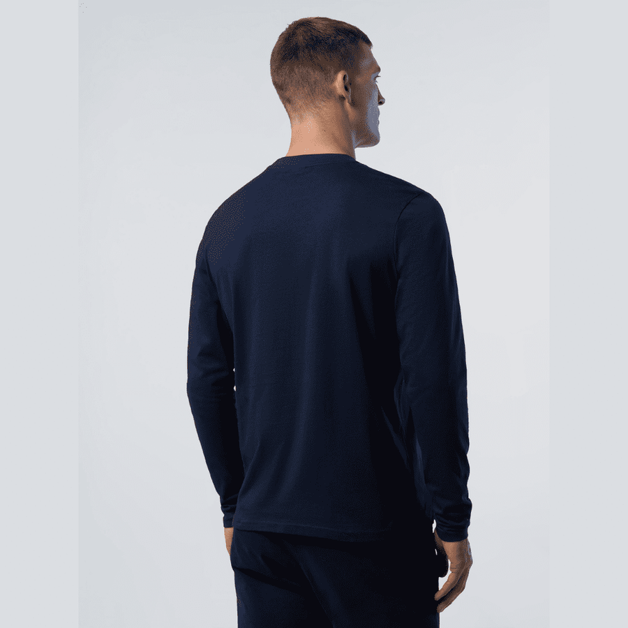Polera L/S Basic Bollo Navy Blue