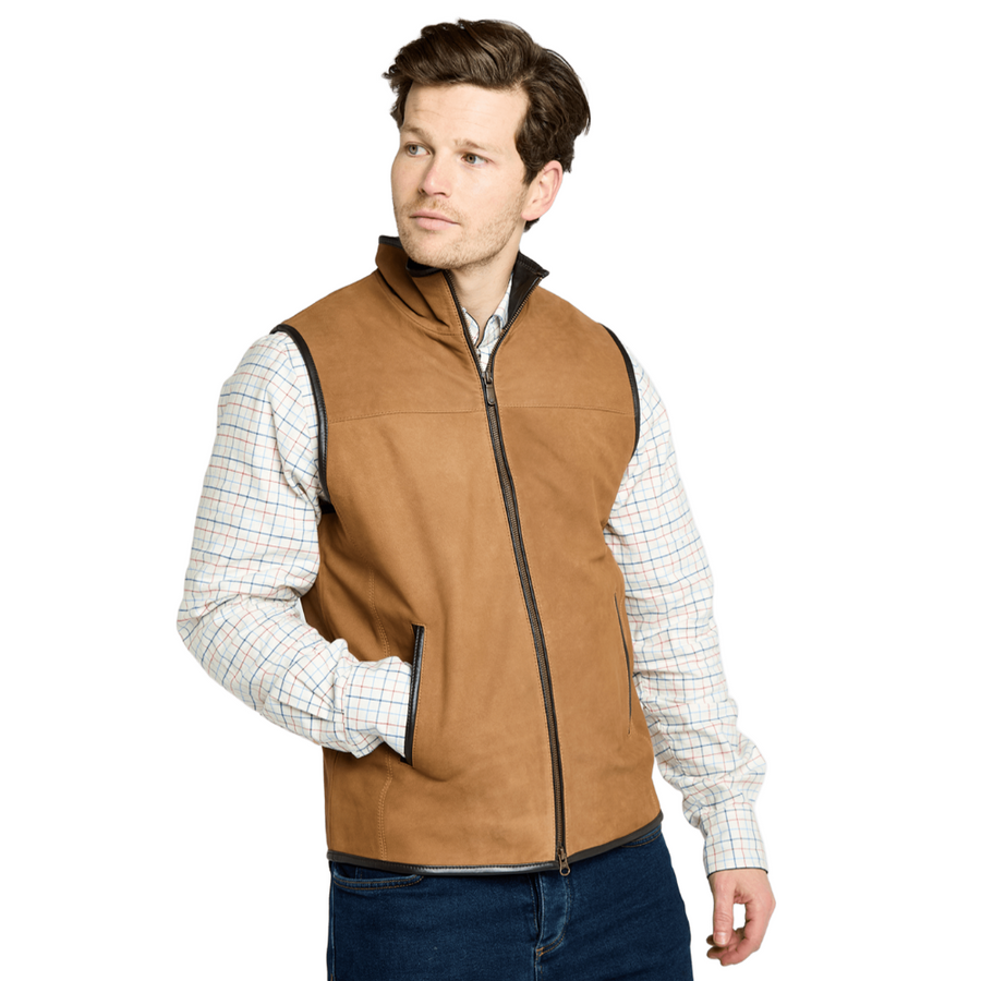 Chaqueta Sin Mangas Dunhill Tan