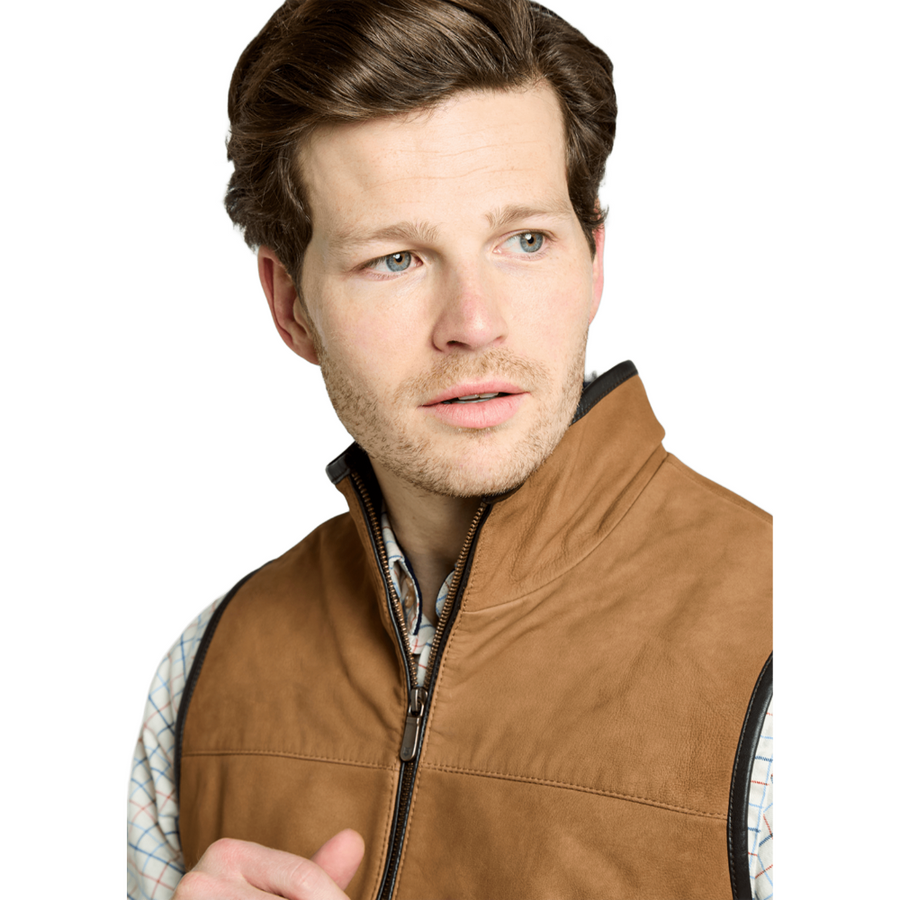 Chaqueta Sin Mangas Dunhill Tan