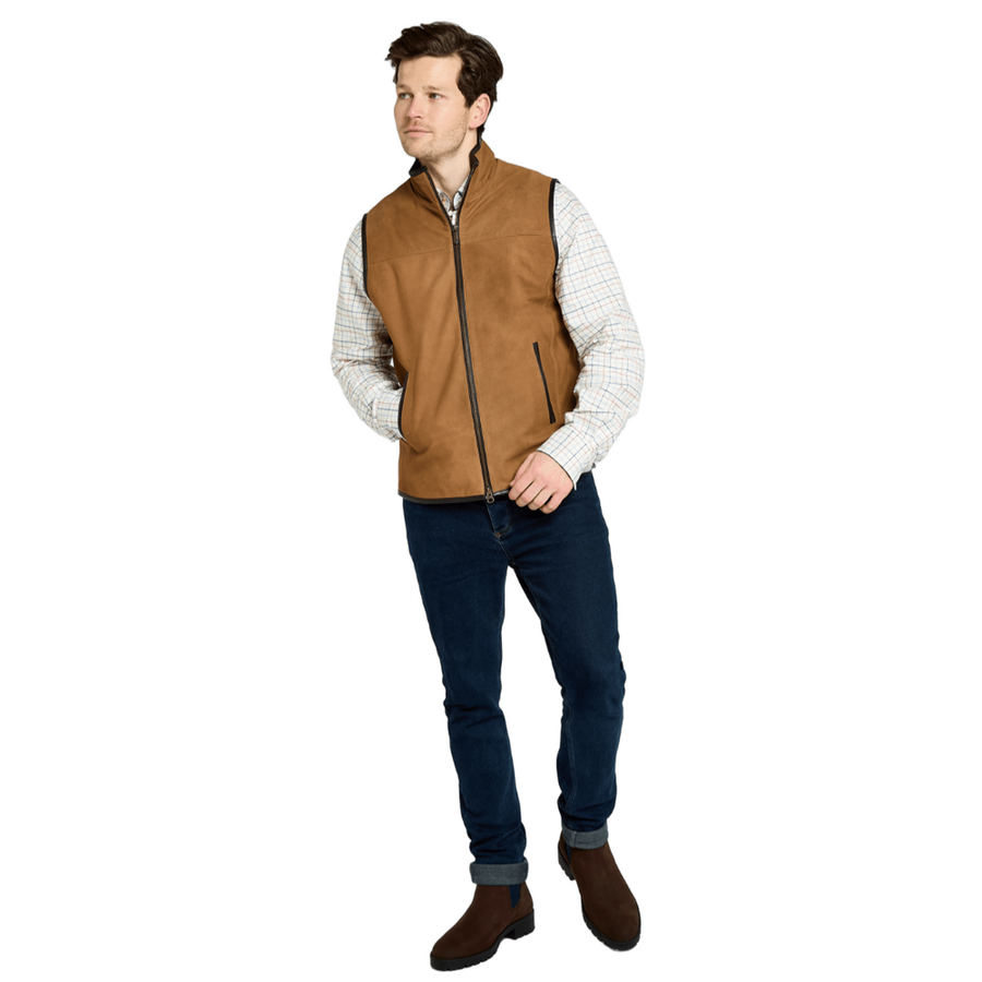 Chaqueta Sin Mangas Dunhill Tan