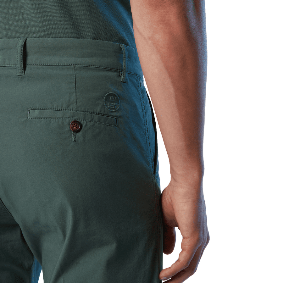 Pantalón Defender Slim Fit Chino Military Green