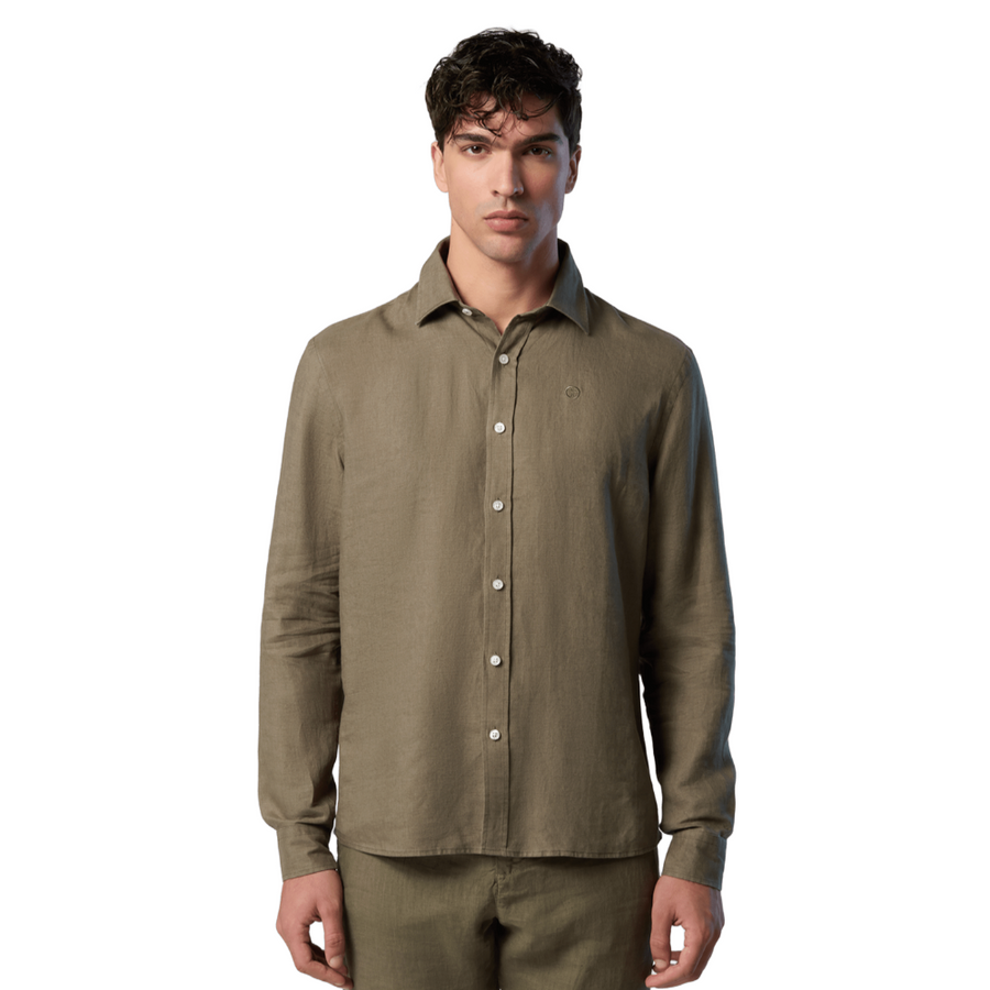 Camisa Spread Collar Regular Deep Green