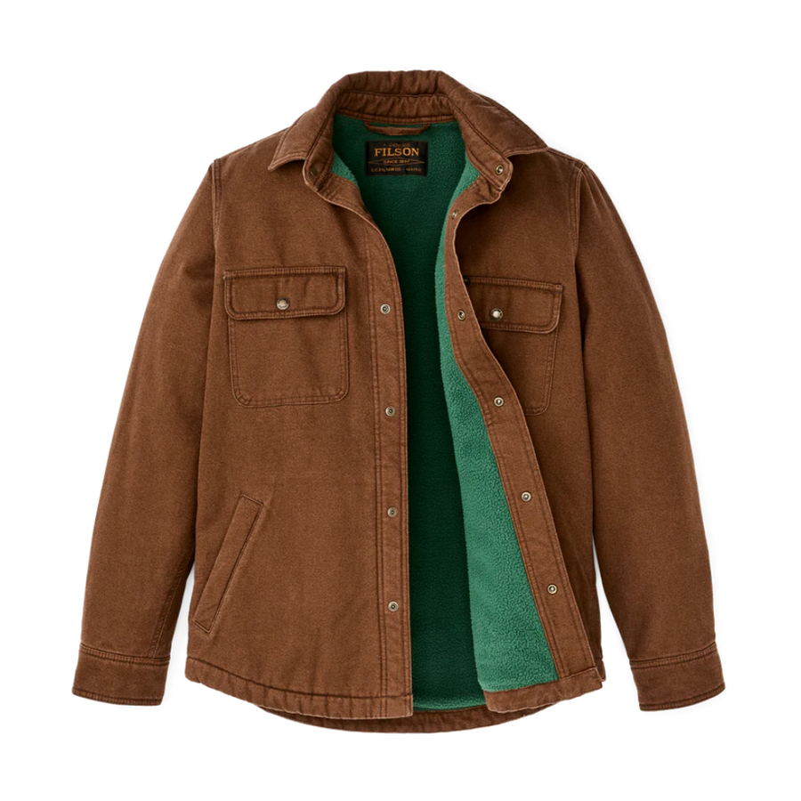 Chaqueta Jac Shirt Fleece Lined Brown