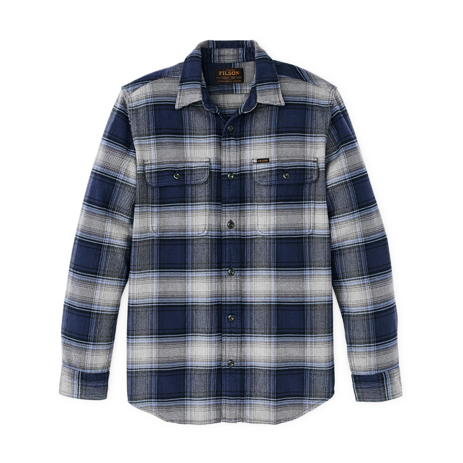 Camisa Vintage Flannel Work Light Blue