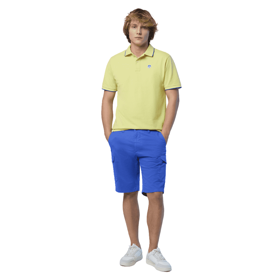 Polo Piqué S/S Contraste Limelight