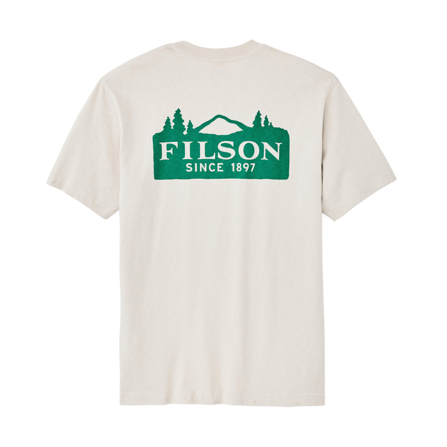 S/S Scenic Graphic T-Shirt Cliff Gray