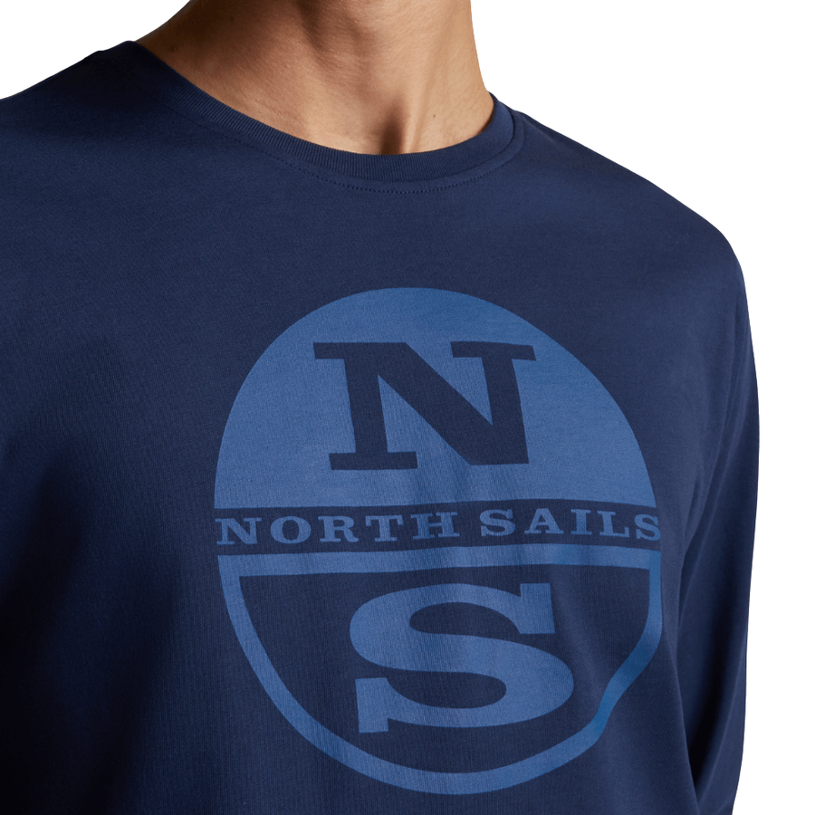 Polera Manga Larga Navy