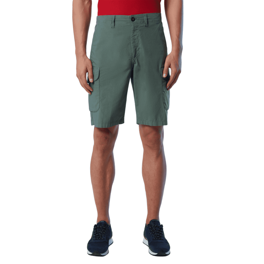 Short America Regular Fit Cargo Military Green