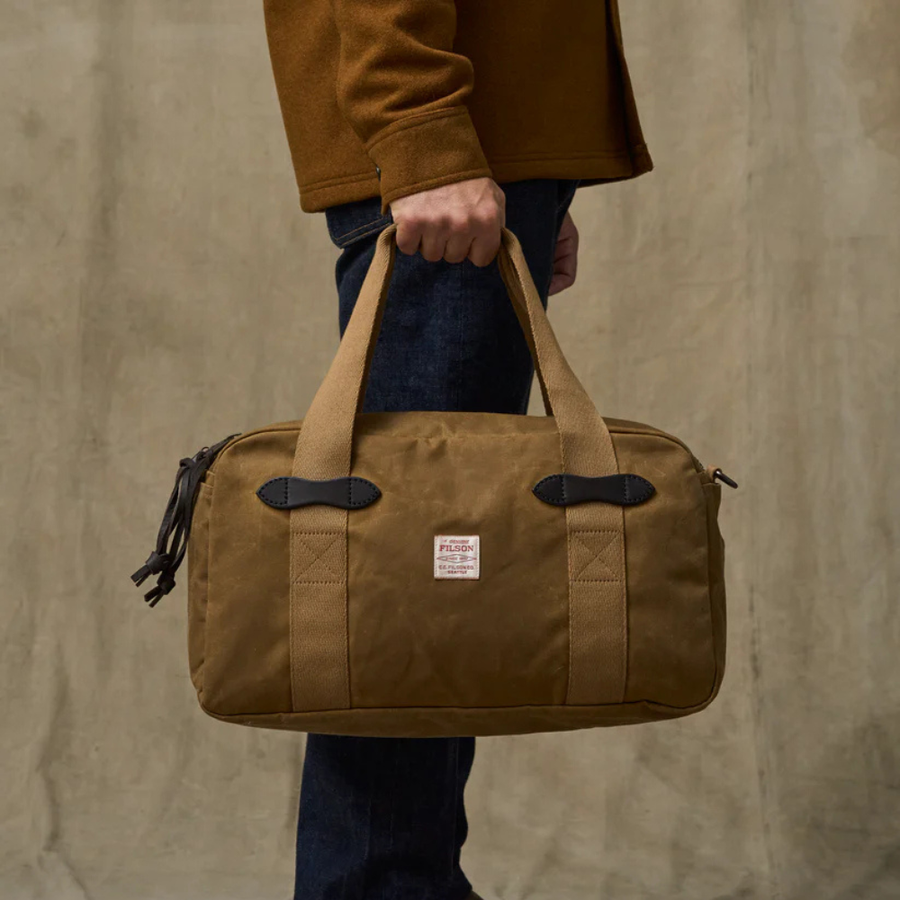 Bolso Tin Cloth Small Duffle Dark Tan