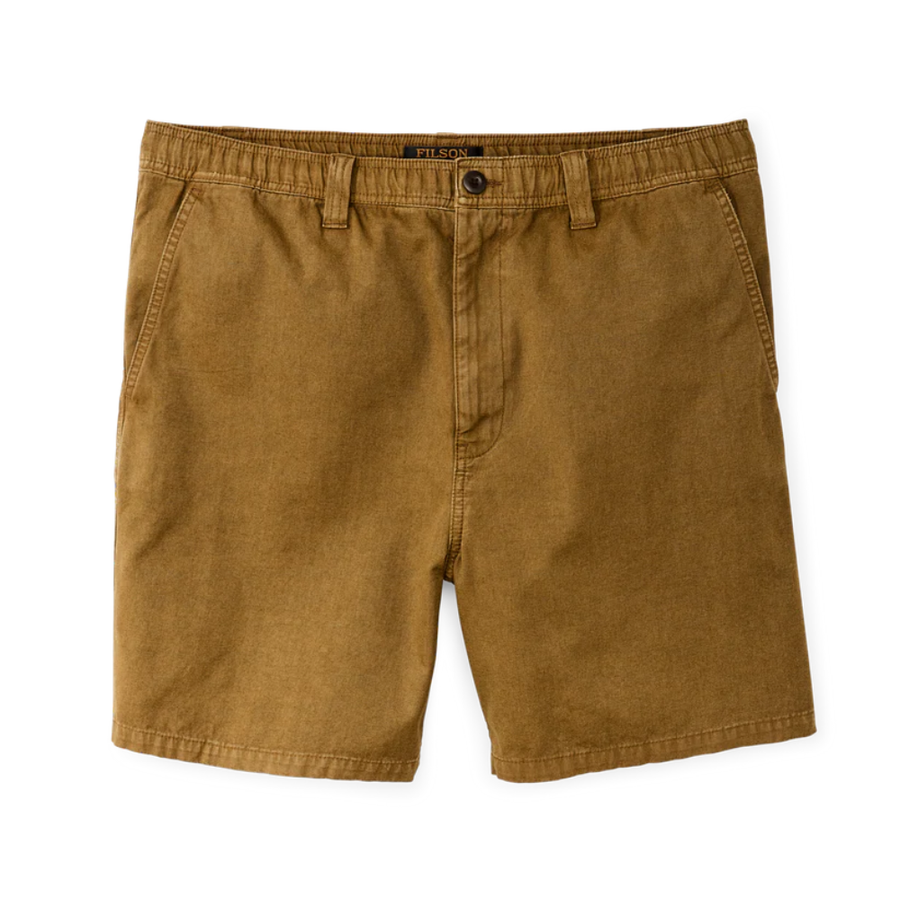 Short Oakville Canvas Bronze Brown