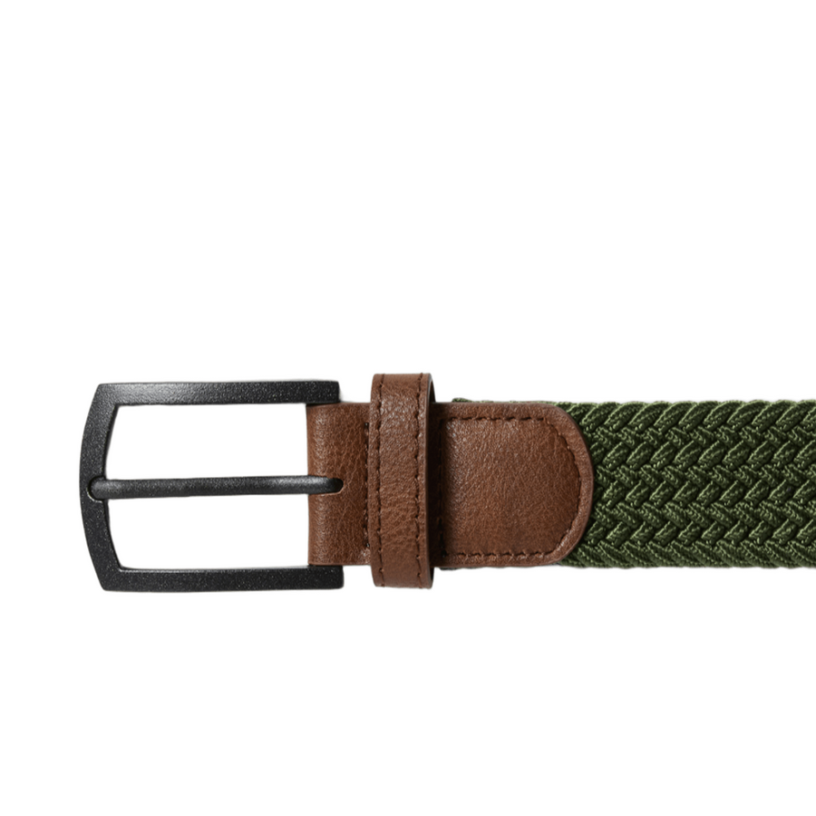 Belt W/Elastic Deep Green