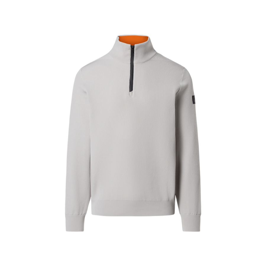 Sweater Half Zip Knitwear Vapor Grey