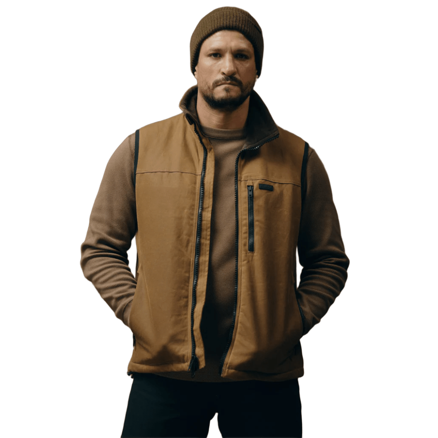 Chaqueta Sin Mangas Tin Cloth Primaloft Dark Tan