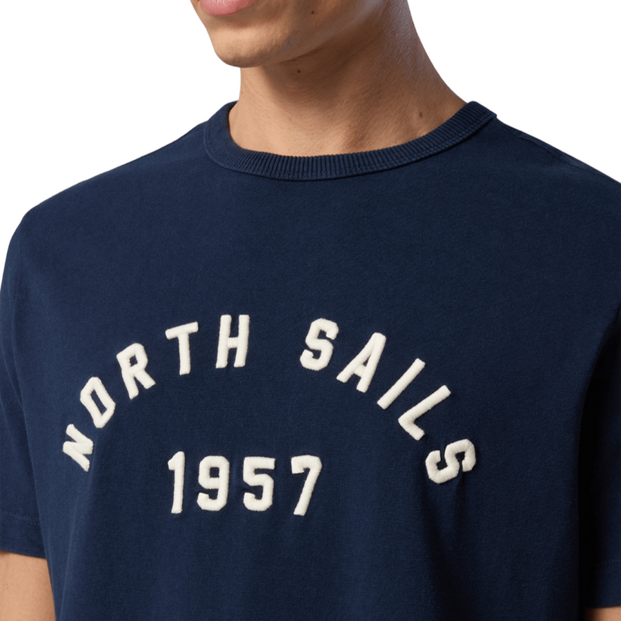 Polera S/S Graphic Navy Blue
