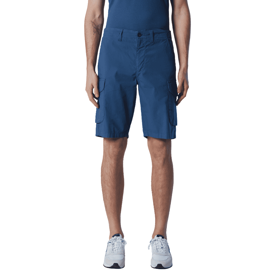 Short America Regular Fit Cargo Dark Denim