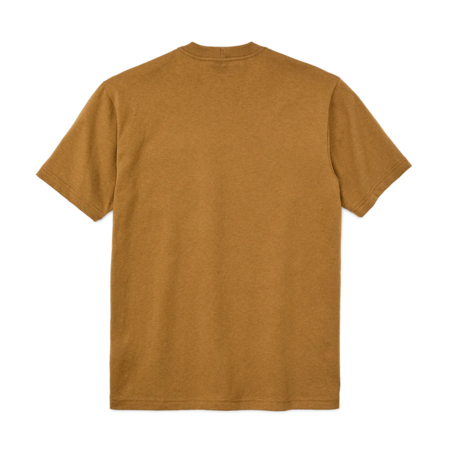 s/s Pioneer Solid One Pocket T-Shirt Bronze Brown