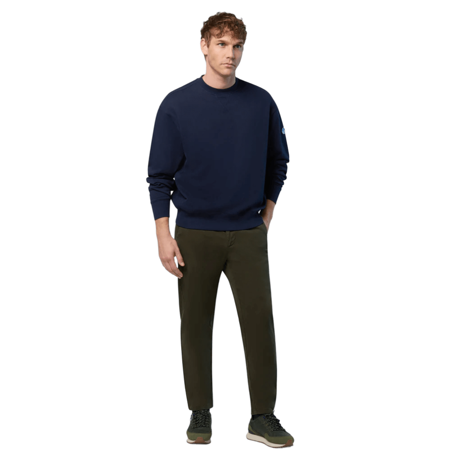 Polerón Crewneck Logo Navy Blue