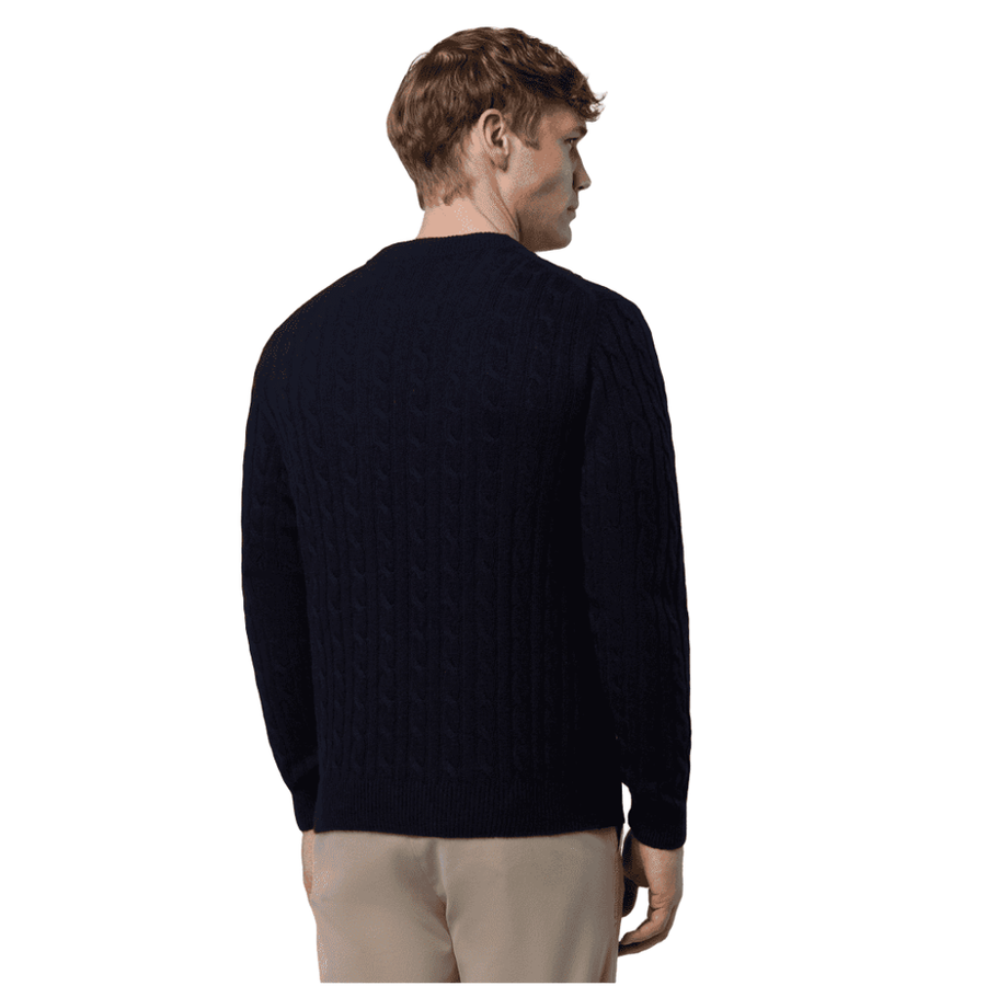 Sweater Crewneck 7GG Navy Blue