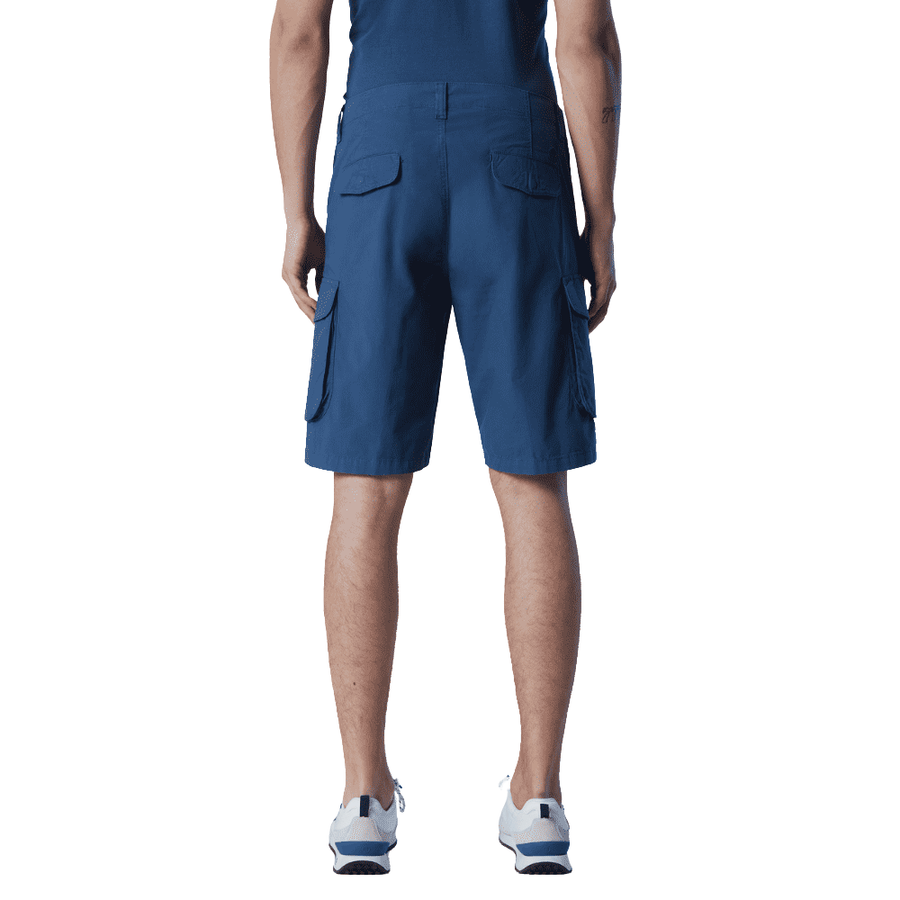 Short America Regular Fit Cargo Dark Denim