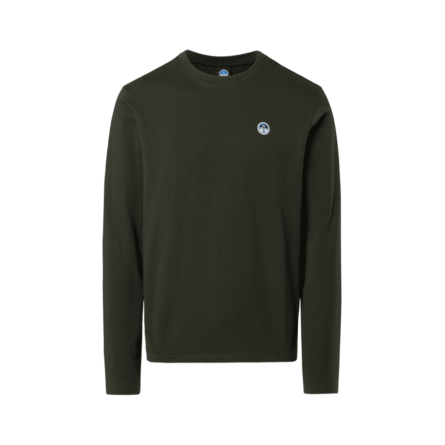 Polera L/S Basic Bollo Forest Green