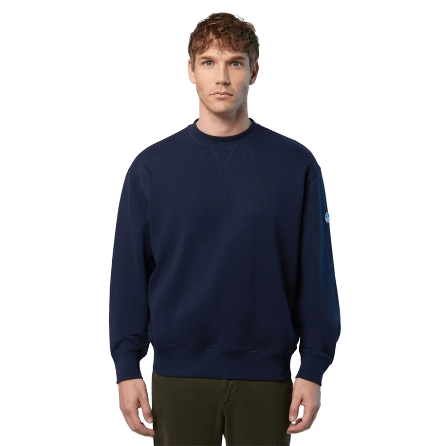 Polerón Crewneck Logo Navy Blue