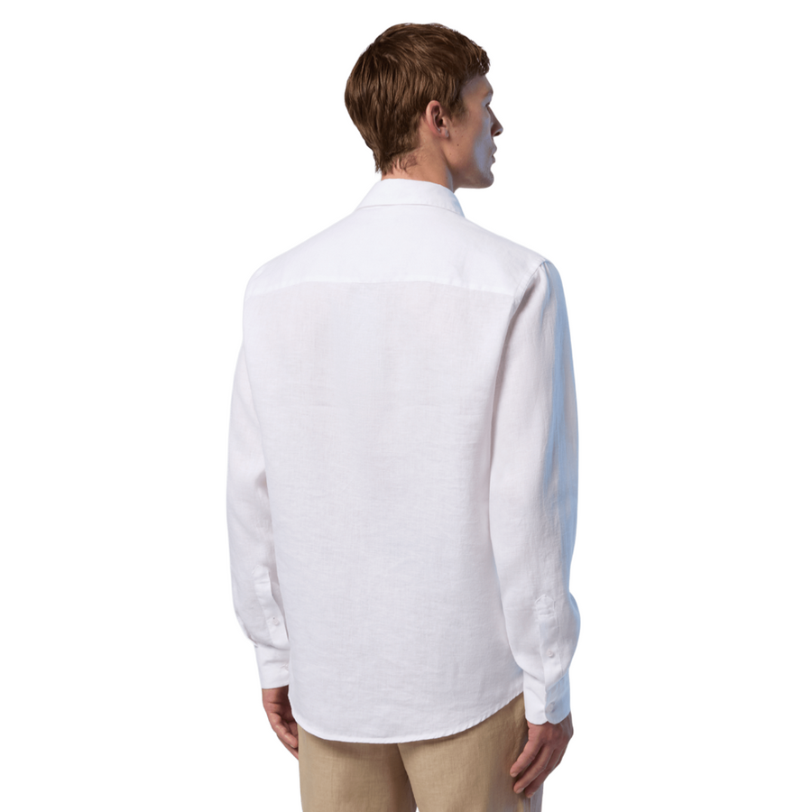 Camisa Spread Collar Regular White