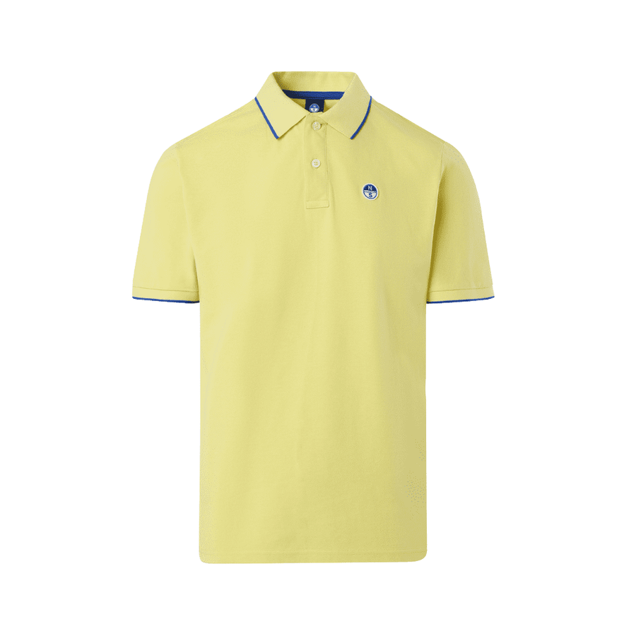 Polo Piqué S/S Contraste Limelight