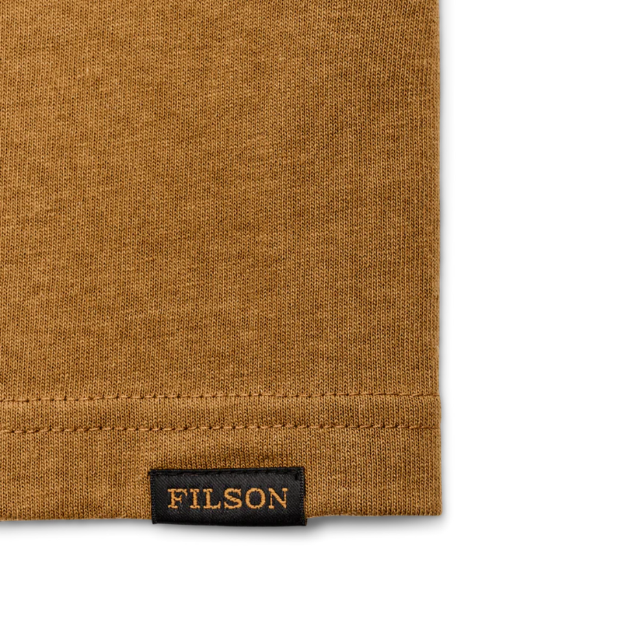 s/s Pioneer Solid One Pocket T-Shirt Bronze Brown