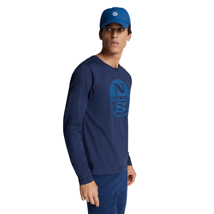 Polera Manga Larga Navy