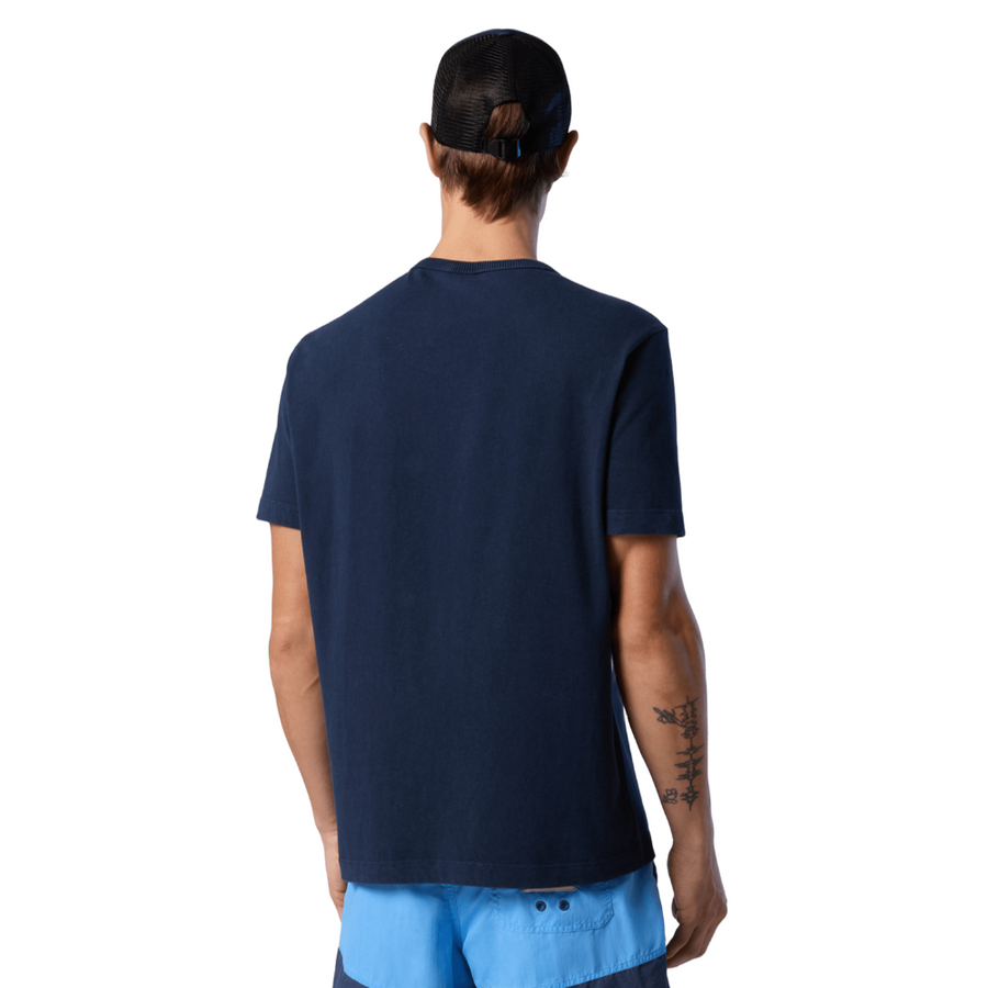Polera S/S Graphic Navy Blue