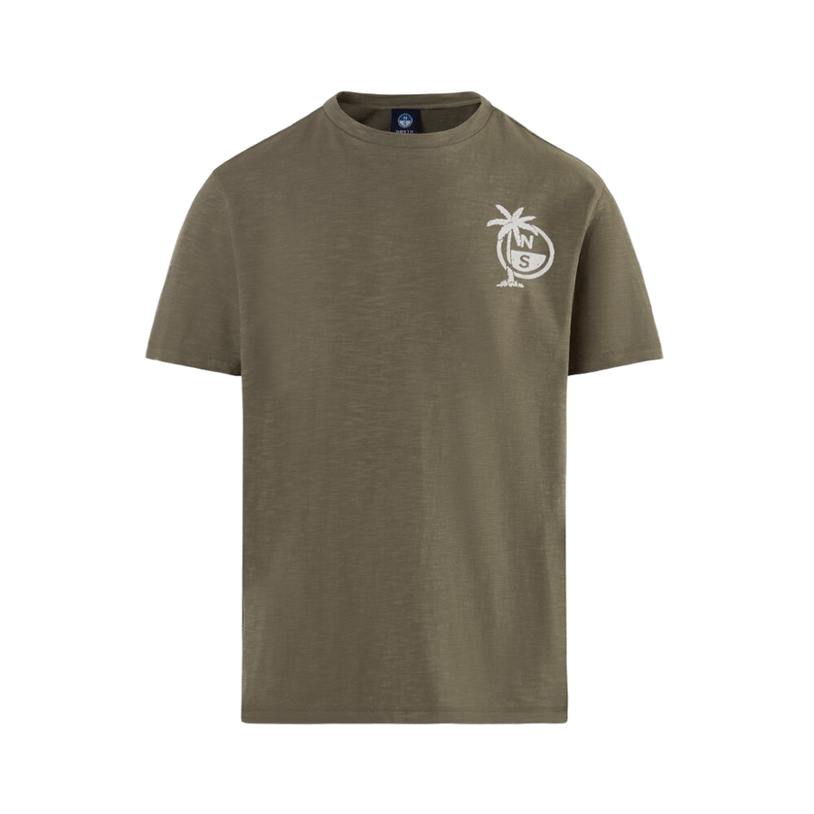 Polera S/S Slub Jersey Dusty Olive