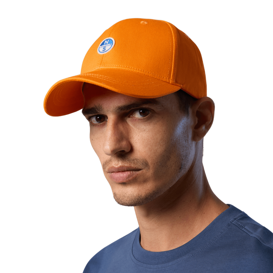 Baseball Cotton Cap Papaya Orange