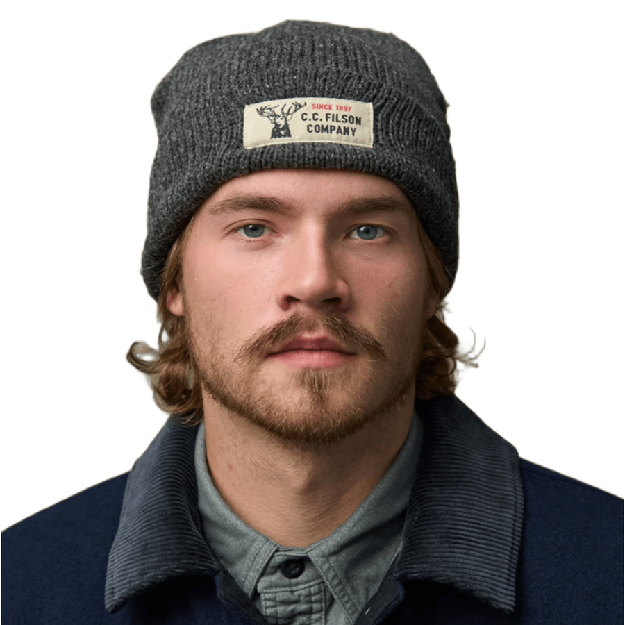 Gorro Lined Rag Wool Charcoal Black