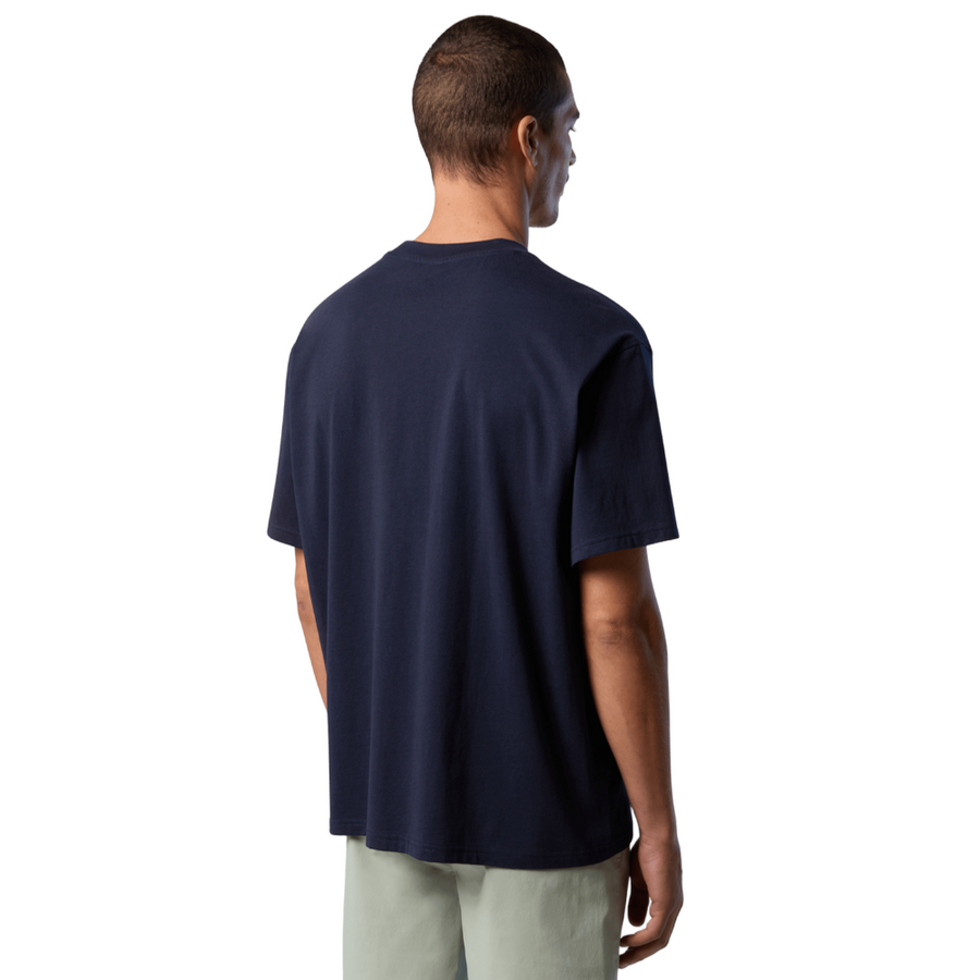 Polera S/S Graphic Navy Blue