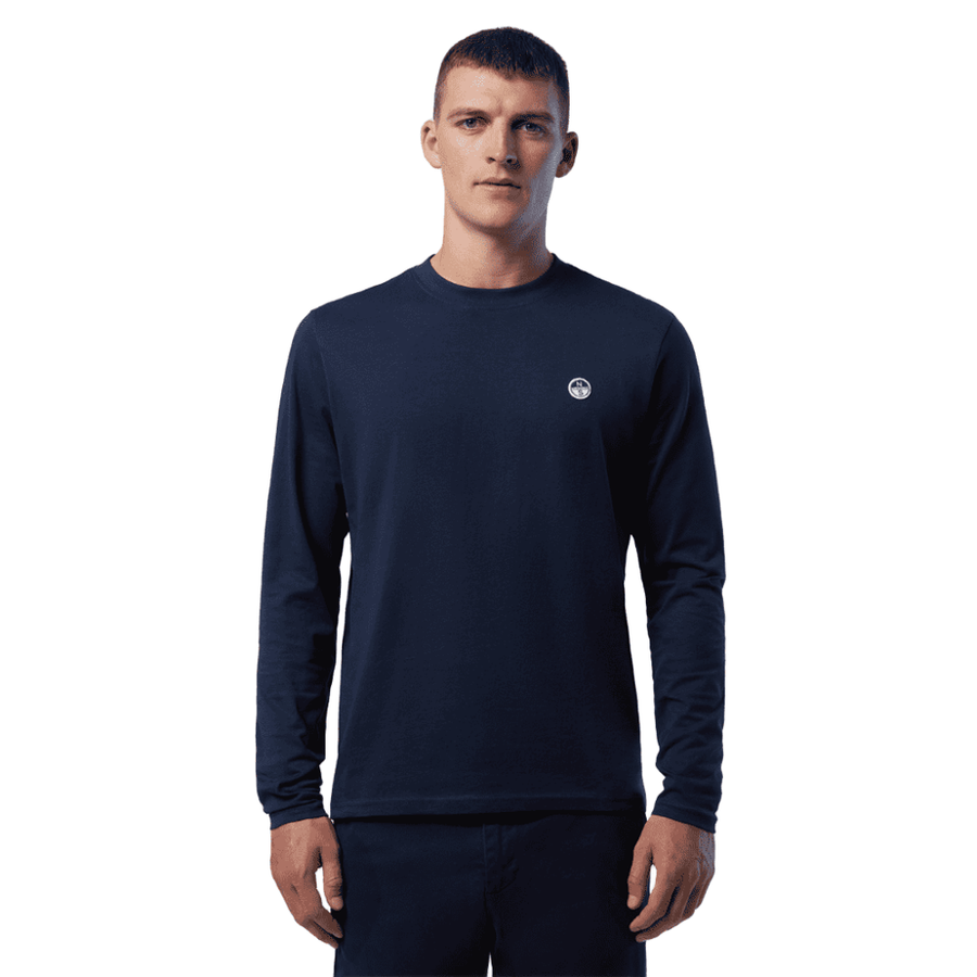 Polera L/S Basic Bollo Navy Blue