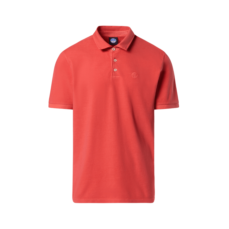 Polo Pique S/S Logo Paprika
