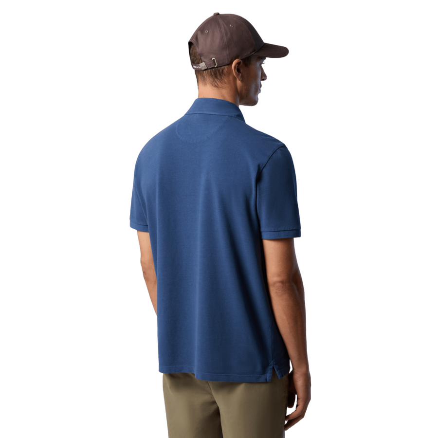 Polo Pique S/S Logo Dark Denim
