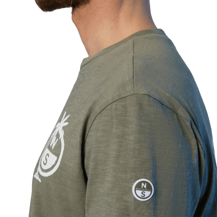 Polera S/S Slub Jersey Dusty Olive