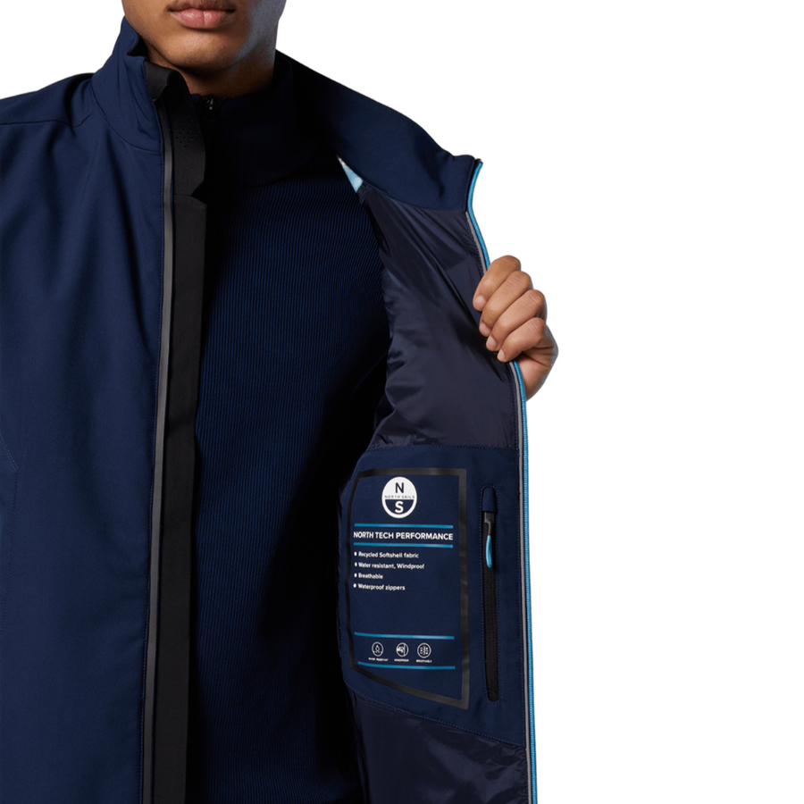 Chaqueta Sin Mangas Marin Utility Navy Blue