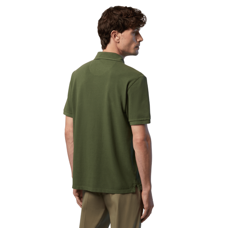 Polo Pique S/S Logo Deep Green