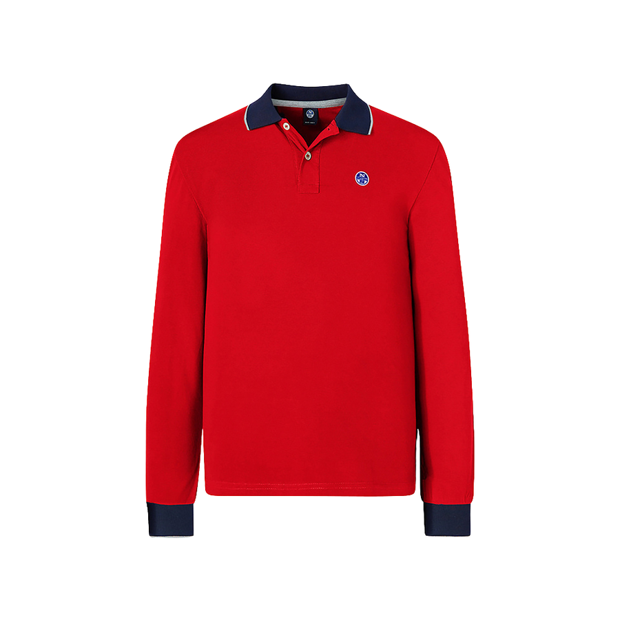 Polera Manga Larga Piqué Red