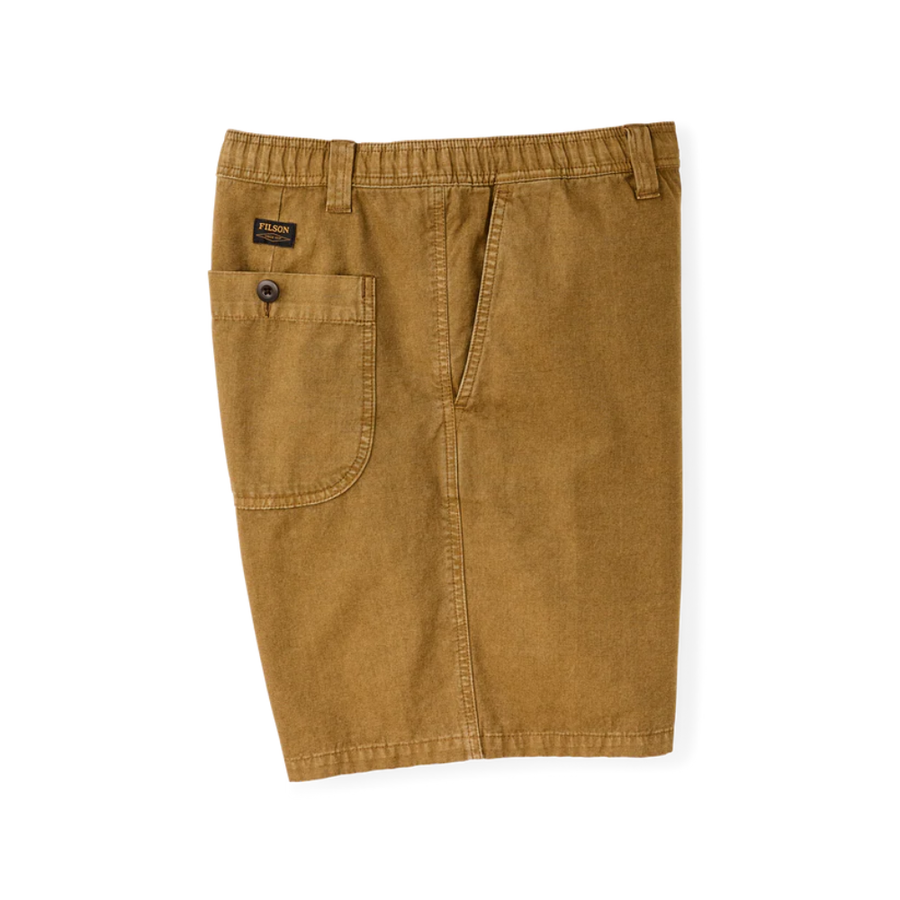 Short Oakville Canvas Bronze Brown