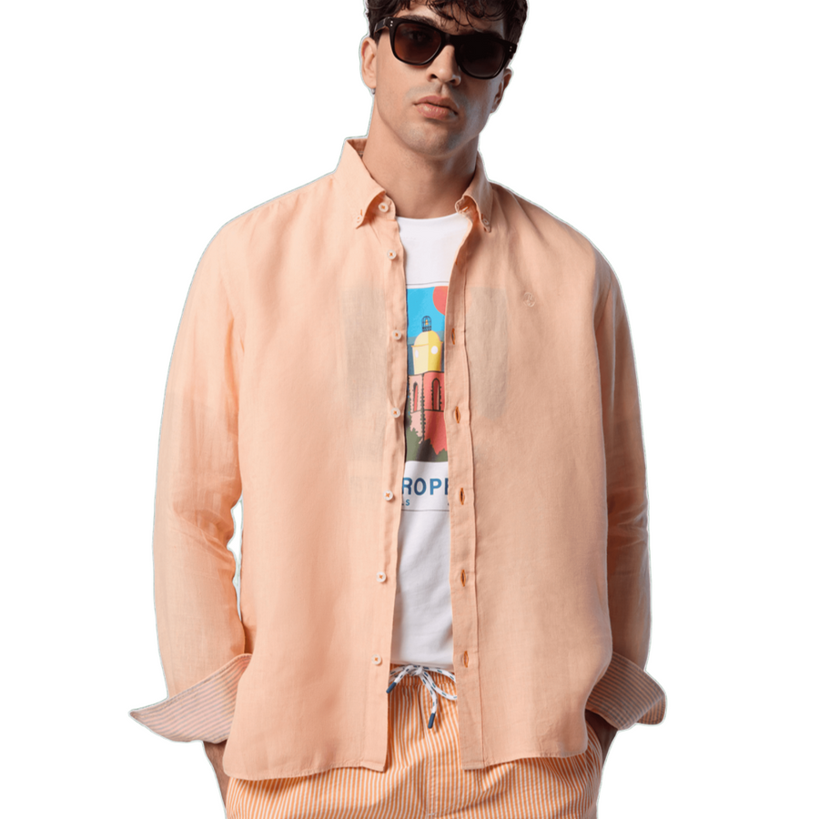 Camisa Regular Melon