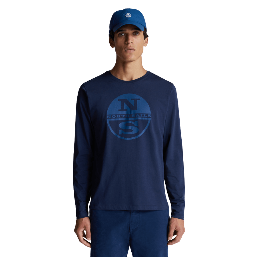 Polera Manga Larga Navy