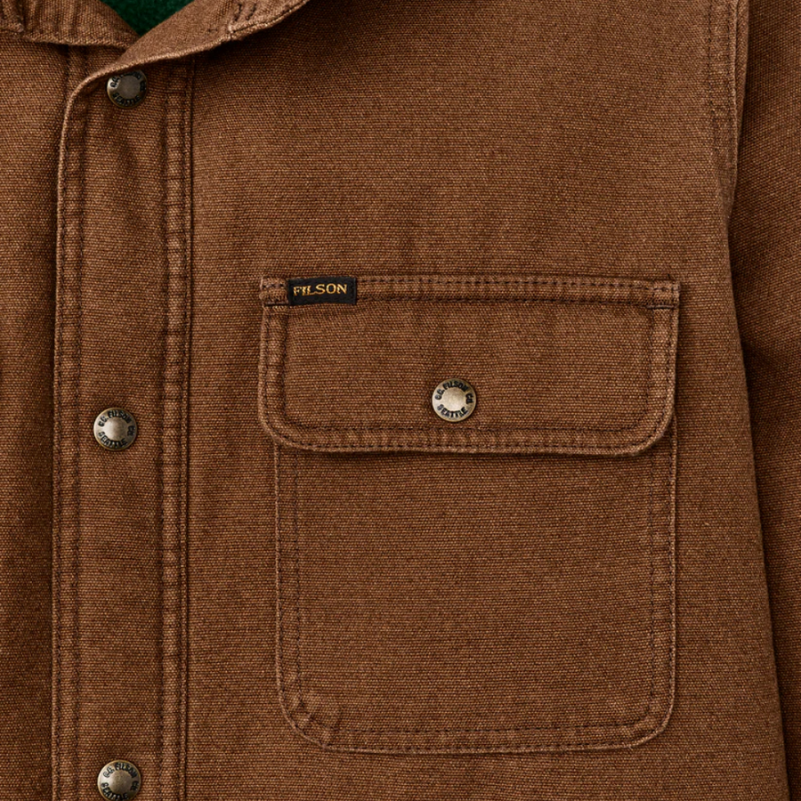 Chaqueta Jac Shirt Fleece Lined Brown
