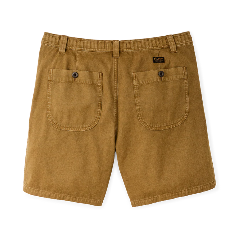 Short Oakville Canvas Bronze Brown