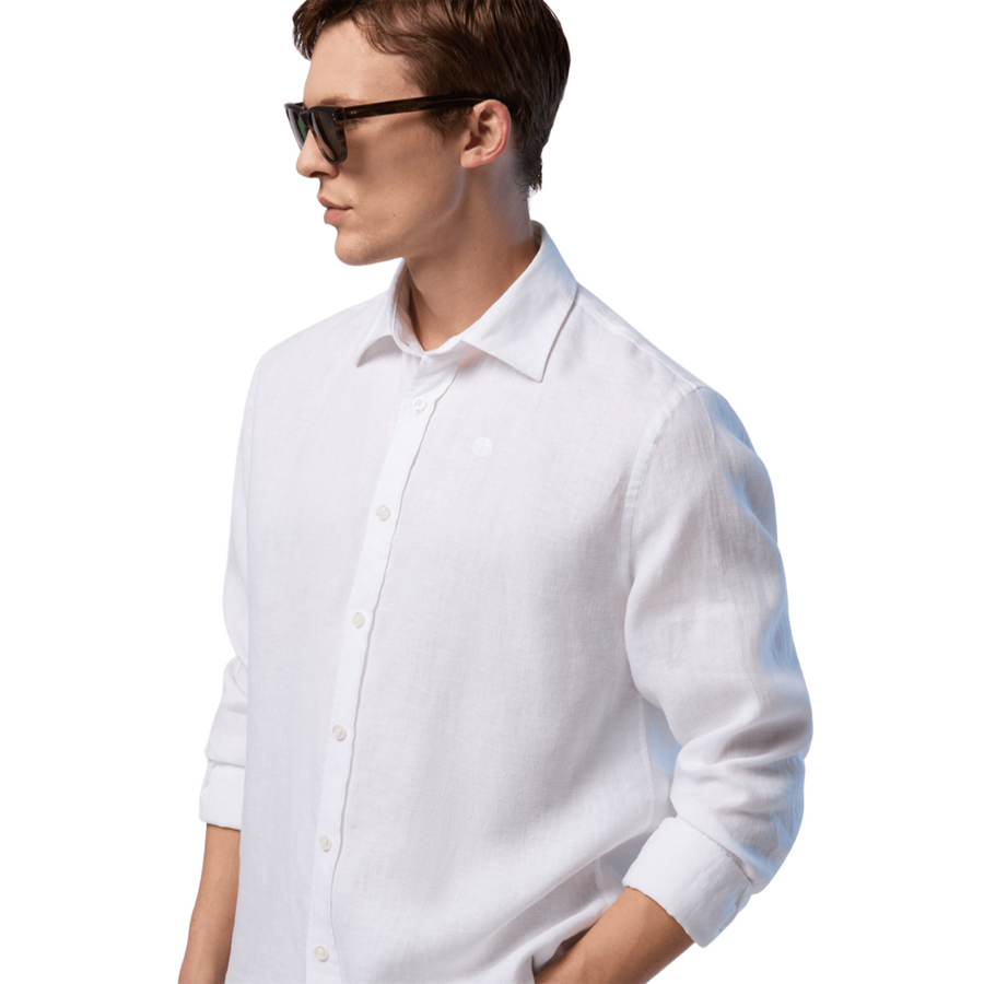 Camisa Spread Collar Regular White