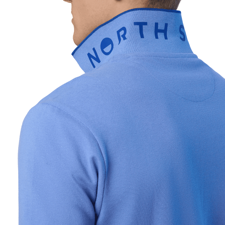 Polo Piqué S/S Contraste Wedgewood